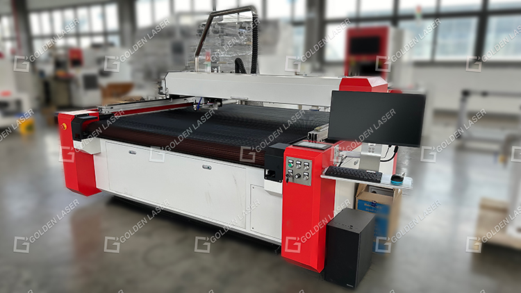 Fabric Textile Flying Laser Marking and Engraving Machine for Denim Jeans