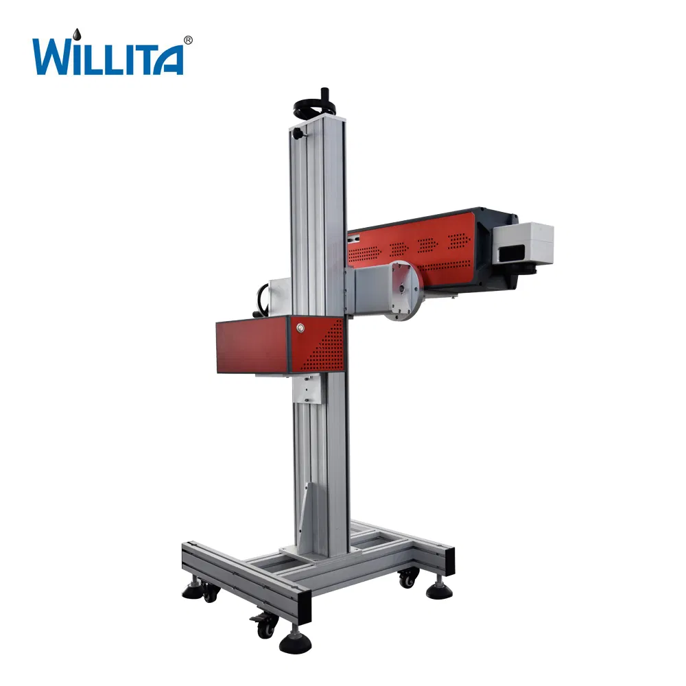 High Speed Durable Automation Factory Price Phone Cell 50W Laser Marking Machine