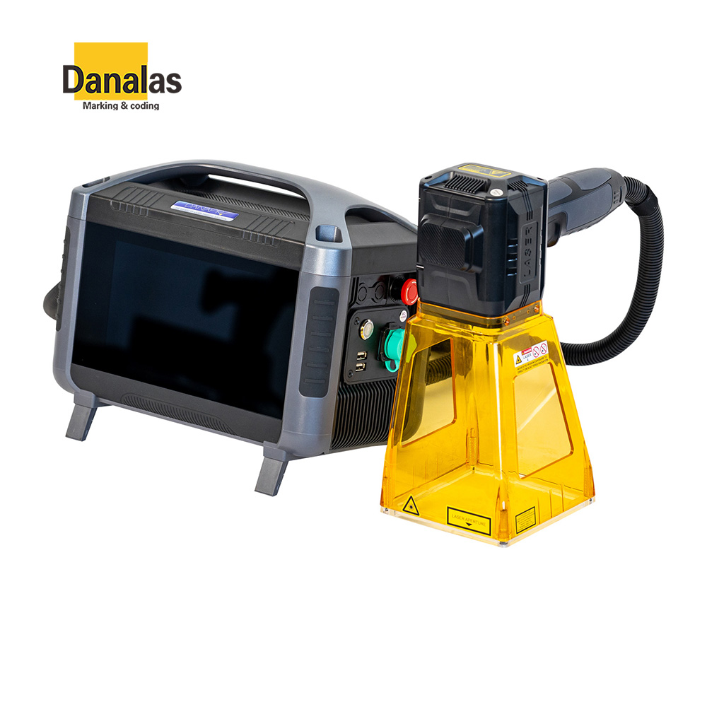 Light Weight Handheld Portable Fiber Laser Marking Machine 20w 30w