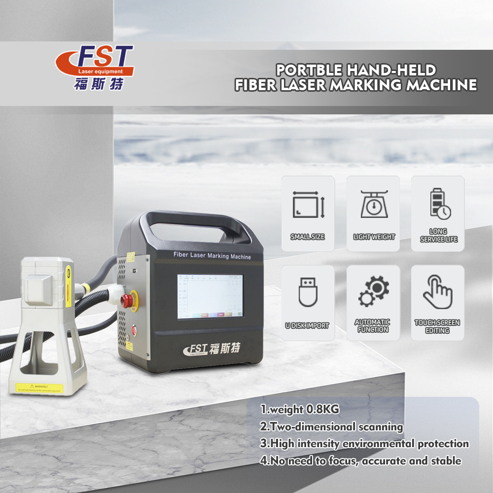 Factory Wholesale High Quality 30W Portable MAX Handheld Fiber Laser Marking Machine for Fast Accurate Metal Plastic Marking