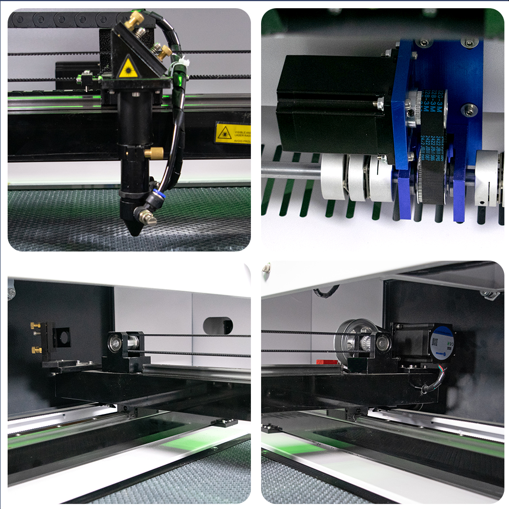 7050 Ruida-Controlled High-Accuracy CO2 Laser Engraving Machine For Non-Metal Including Crytal Supporting DXF/PLT Formats