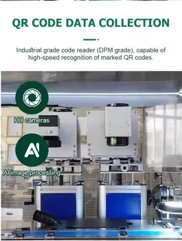 Automatic Bottle Cap Inner & Outer Dual Code Laser Marking System for Traceability