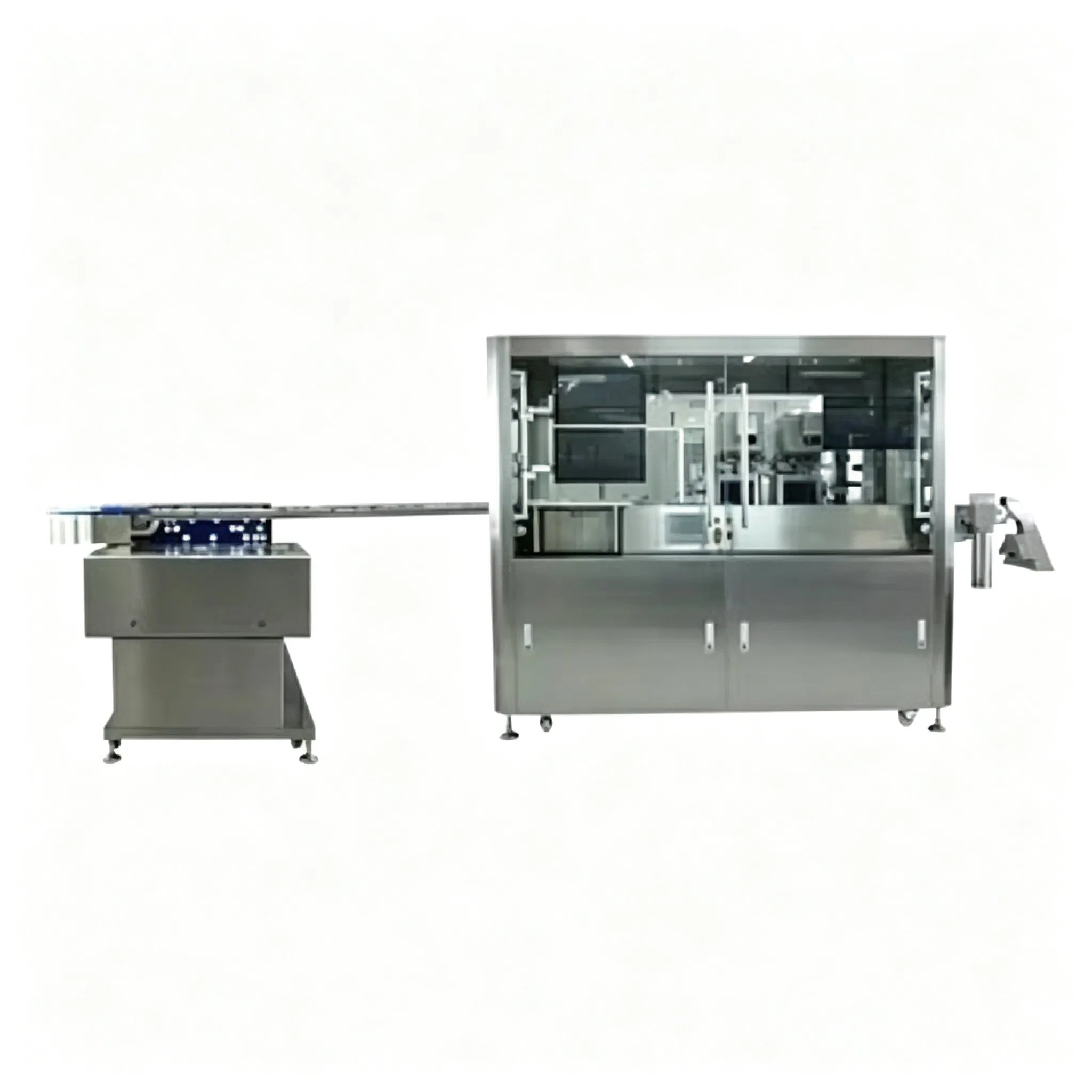High Speed Integrated Laser Marking Machines Form Complete Coding System for Continuous Online Marking of Various Standard Bottle Caps