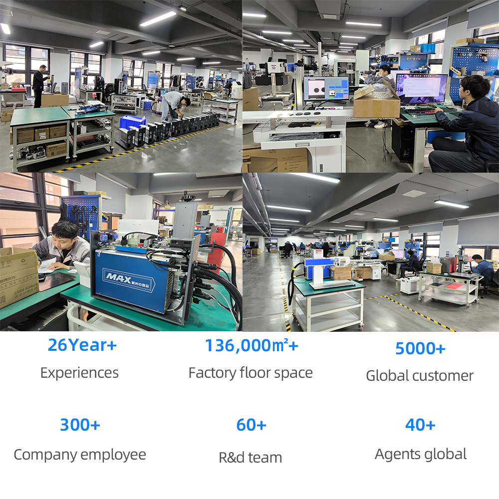 30W CO2 Laser Marking Machine for Plastic Wood Leather Glass and Packaging Materials
