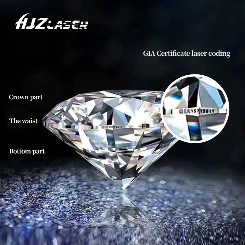 Vision Guided 5W UV Laser Marking Machine for Jewelry Industry Suitable for Diamond Crystal Glass Engraving