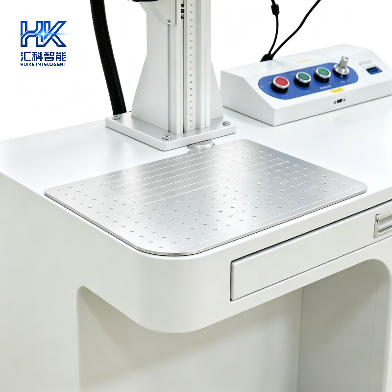 Huike 30W CO2 Laser Marking Machine for Non-Metal Metal High-Accuracy 3D Rotary Table Supports DXF/BMP/AI/_dst Portable CNC