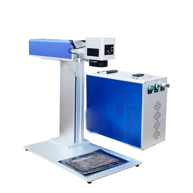 Raycus JPT 20W 30W 50W High-Accuracy Air-Cooled CNC Fiber Laser Marking Machine for Jewelry Metal Plastic Supporting DXF/AI