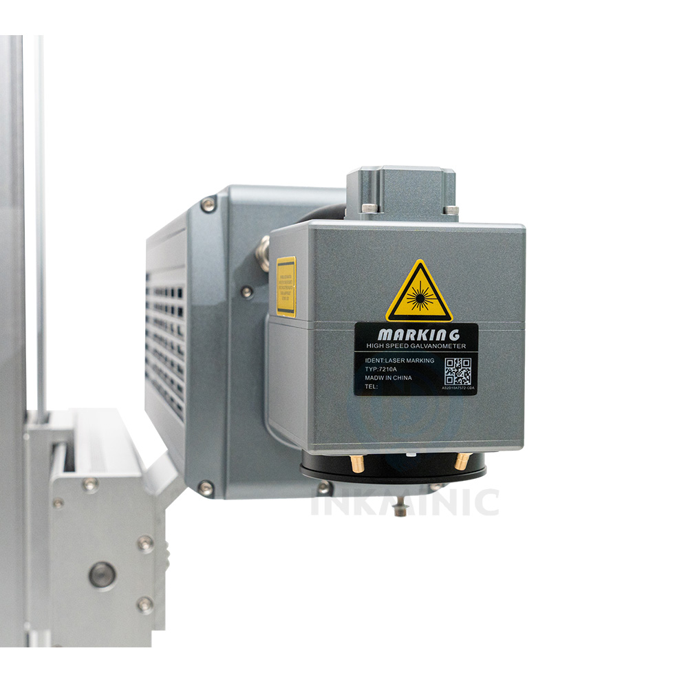 Good Quality 40W Flying CO2 Marking Coding Machine Laser Machine CRD Laser Source Used in PVC PE Pipe Cable Metal