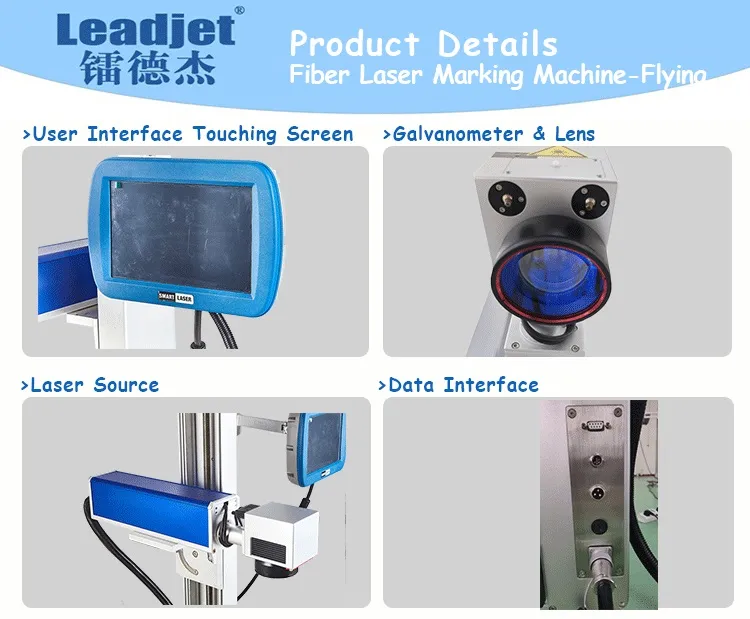 Fiber Laser Marking Printer PVC / HDPE Plastic Pipe Tube Batch Number Coding Machine