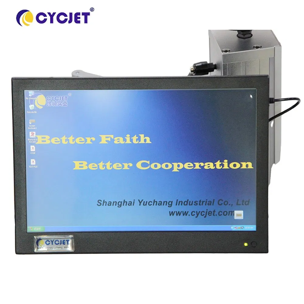 Cycjet Lf30 Portable Online Laser Coding Machine for Metal