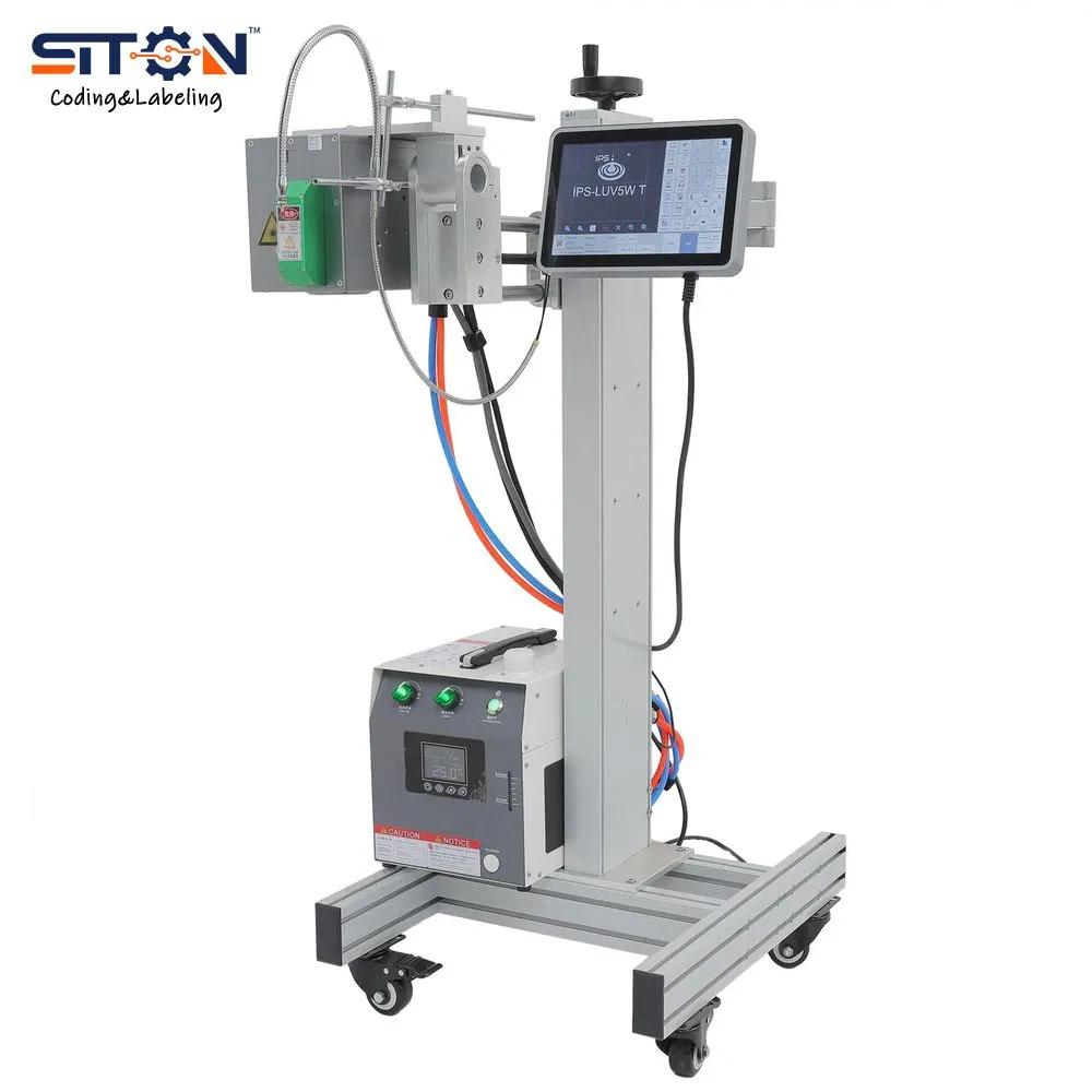 IPS-Luv10W T Advanced Smart Digital Touch Screen Online Batch Coding UV Laser Marking Machine