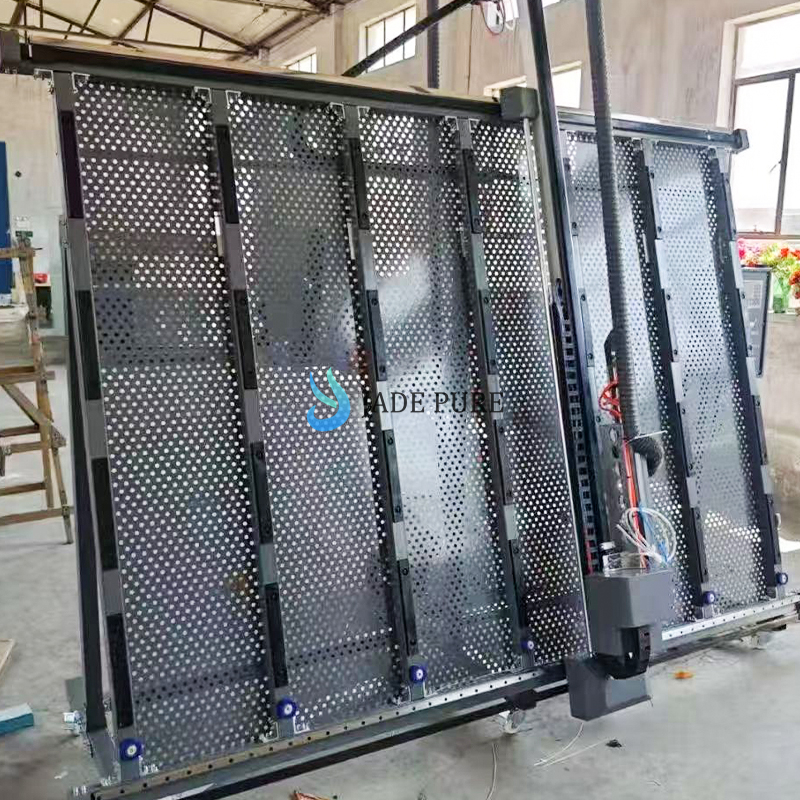 CNC Automatic 3d Laser Uv Glass Lifting Engraver For Tempered Glass Etching Process Vertical Laser Glass Plotter Machine Price