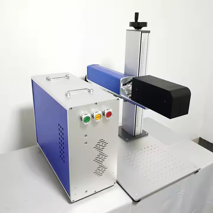 Automatic 3D Laser Marking System with Height Sensor for Varying Depth on Complex 3D Workpieces