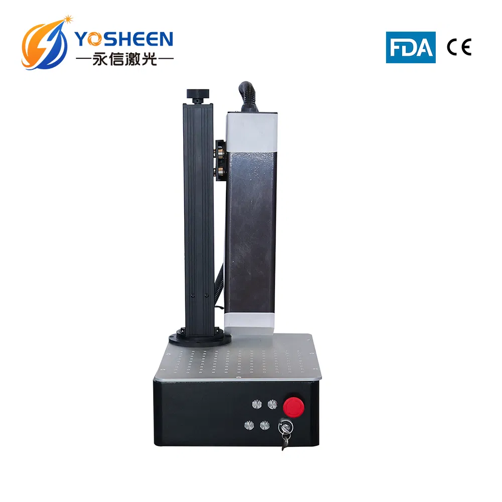 Factory Supply Industrial Integrated Desktop Portable CNC Metal Plastic Fiber Q-Switch Mopa Laser Marking Printing Engraving Carving Machine