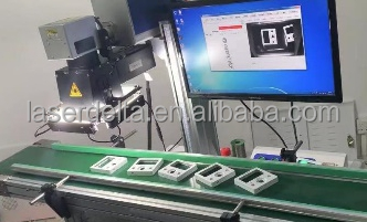 Visual laser marking of air conditioning control panel