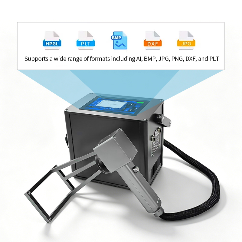 High Speed Portable Handheld Laser Marking Machine for Industrial Production Line Automatic Batch Code Date Printing