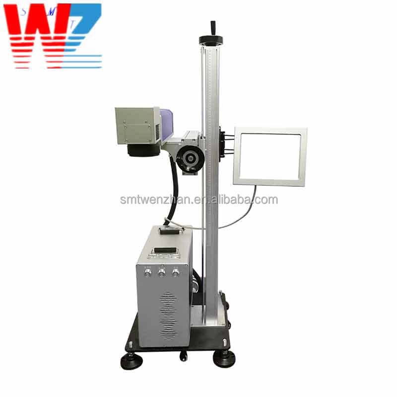 Portable CO2 Dioxide Flying Laser Marking Machine for Craft Gifts ,IC Industry ,hardware Radium Engraving Machine