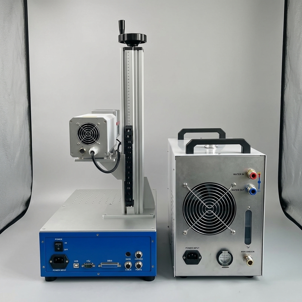 Huike Split UV Laser Marking Machine-New High-Accuracy AI/DXF/PLT/BMP Portable Bench-Top for PCB QR Code Plastic Components