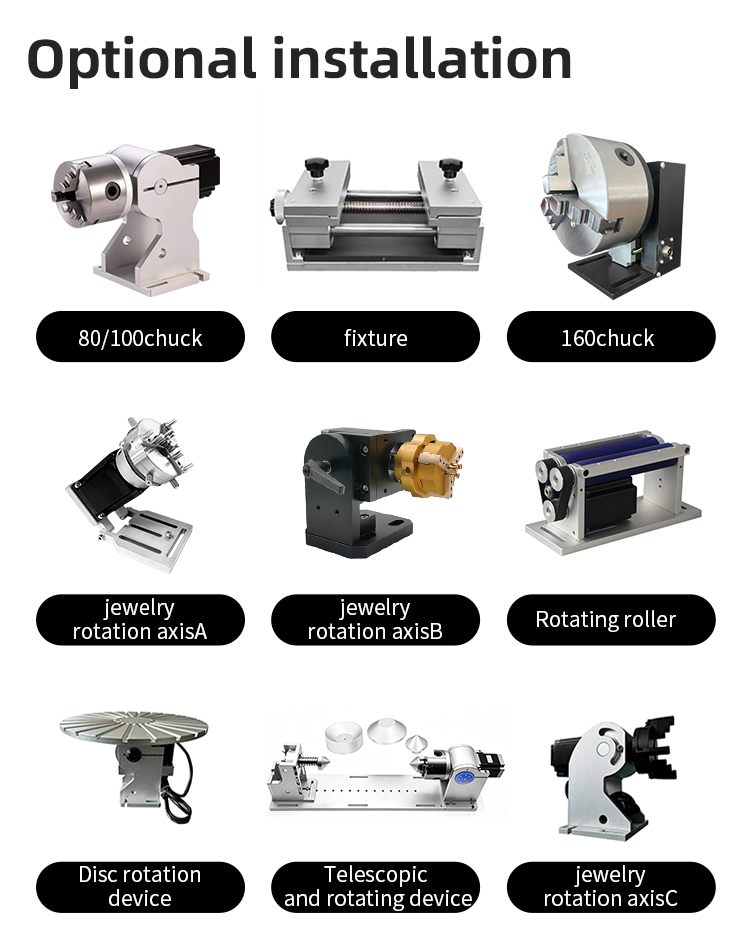 CE-Certified 20W 30W Desktop Fiber Laser Marking Machine Low Price for Jewelry Ring Watch Metal QR Code Logo Engraving
