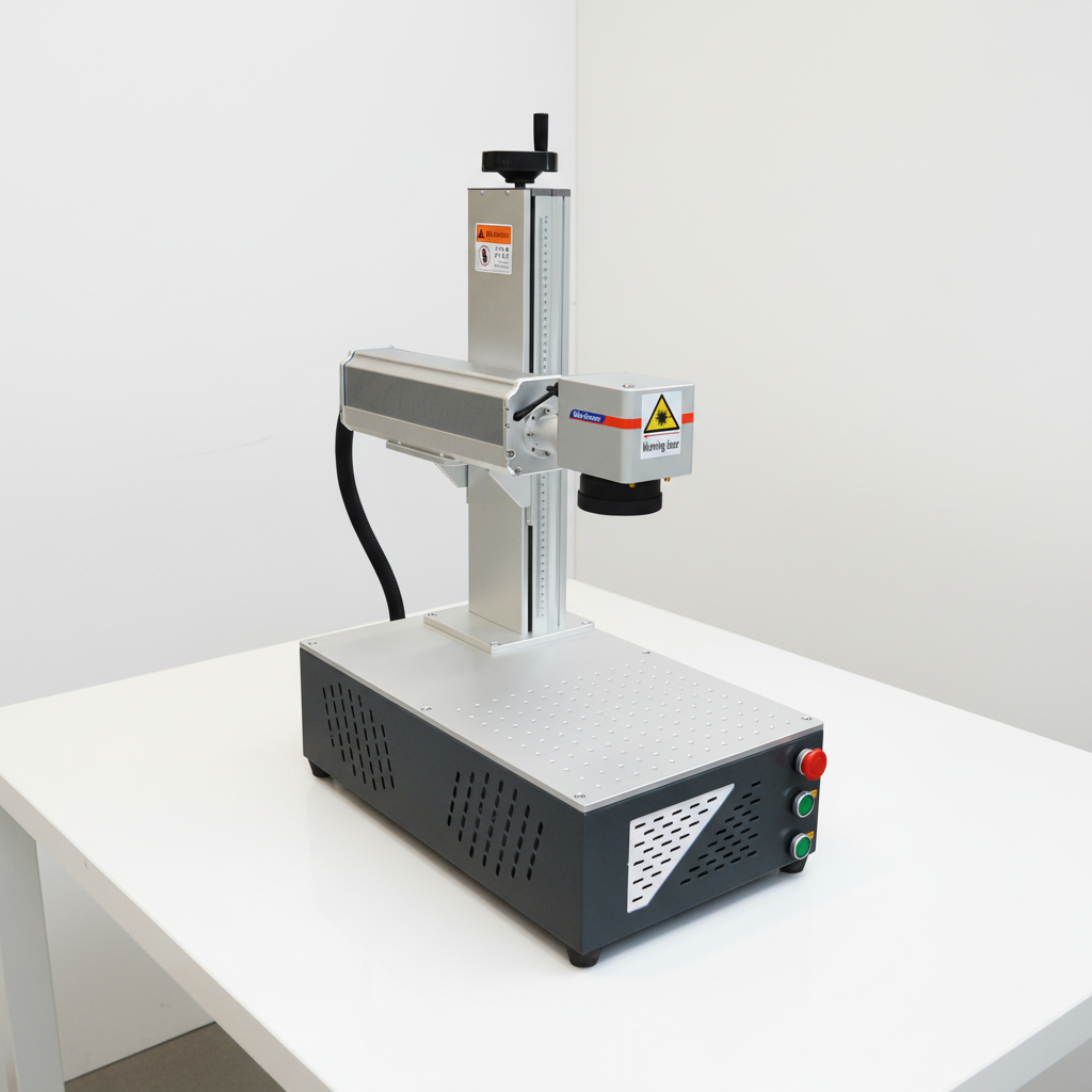 New 20w 30w 50w Fiber Laser Marking Machine Plastic Portable Automatic AI/PLT Nameplate Sign Serial Vin Numberplate 3-Year