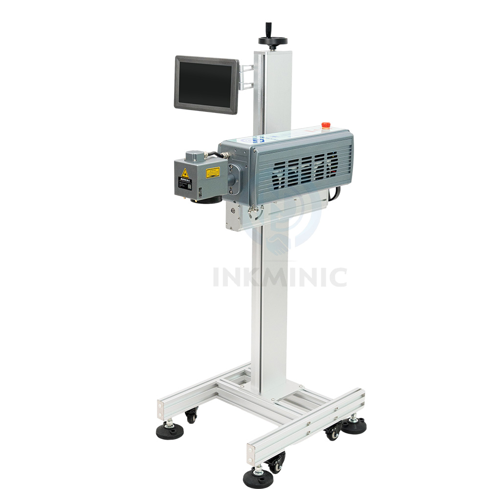 Good Quality 40W Flying CO2 Marking Coding Machine Laser Machine CRD Laser Source Used in PVC PE Pipe Cable Metal
