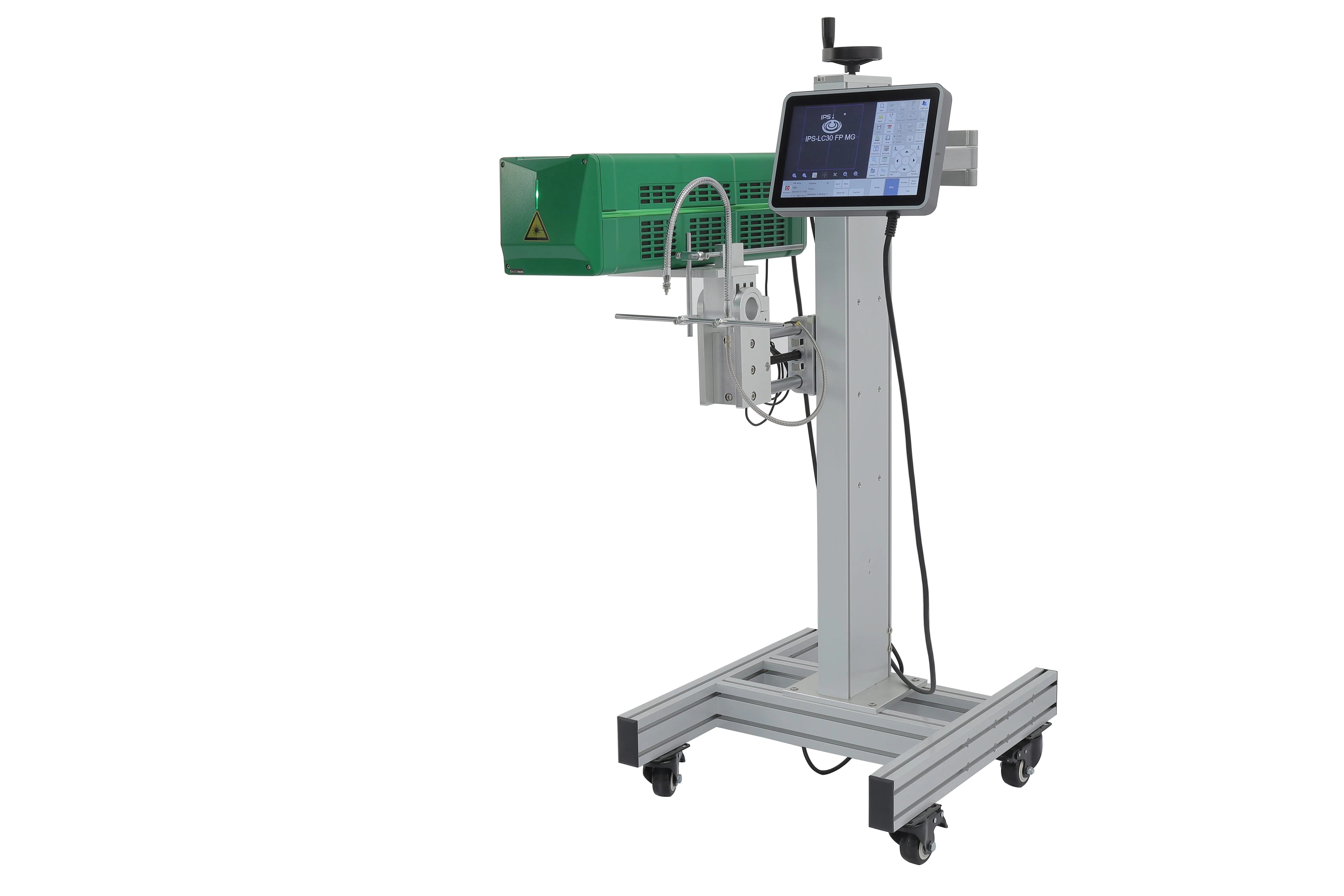 Online Flying CO2 Laser Coding Machine for Bottle Plastic Bag Marking