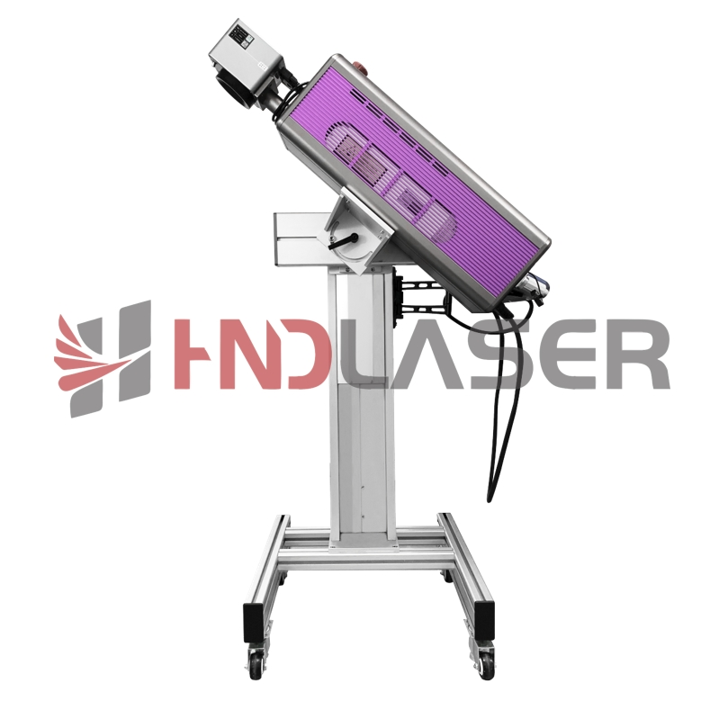 30W Flying CO2 Galvo Laser Marking Machine High Speed for Glass Wood Acrylic Water Bottle Logo Date Engraving