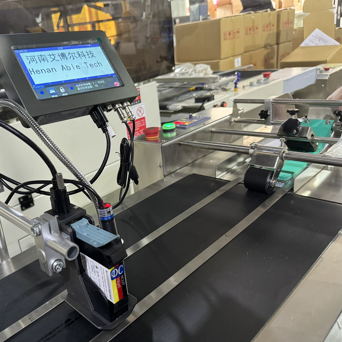Friction Feeder With Laser Marking Machine