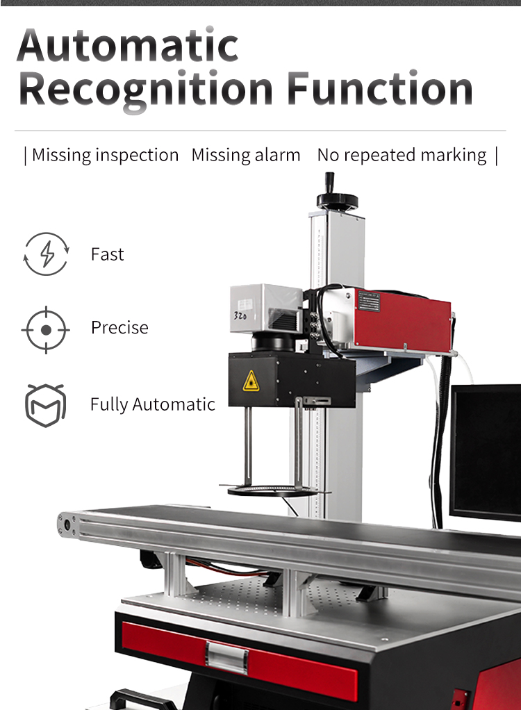 Fiber CCD Visual Laser Marking Machine Assembly