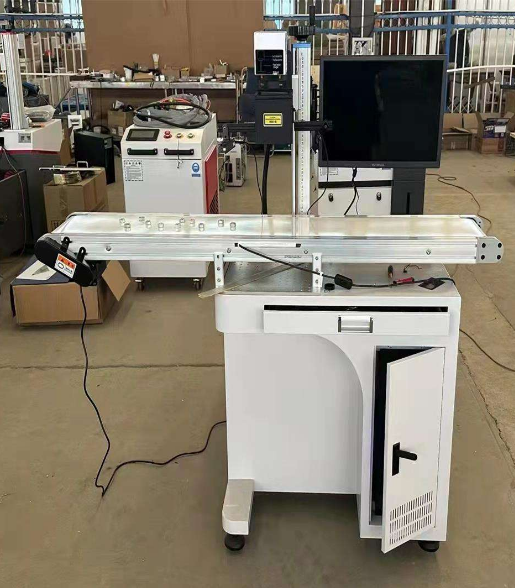All-In-One Automatic Focus Vision System New Air Fiber CO2 Laser Marking Engraving Machine DXF/PLT CCD Visual Positioning