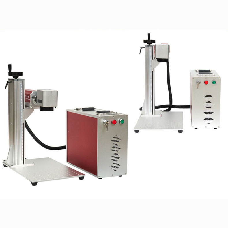 Portable Fiber Mopa Laser Marking Machine New Condition Color Printing Stainless Steel Plate Metal