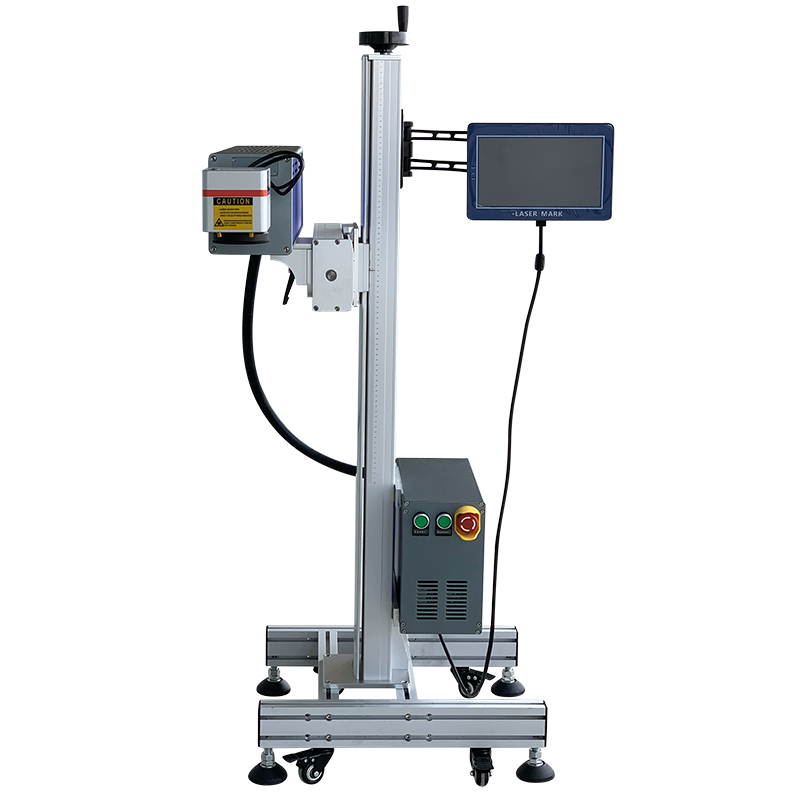 Bluetimes 35w 40w 45w 60w Flying CO2 Laser Marker for Industrial Line Coding Engraving Wood Plastic Paper Ceramic Glass