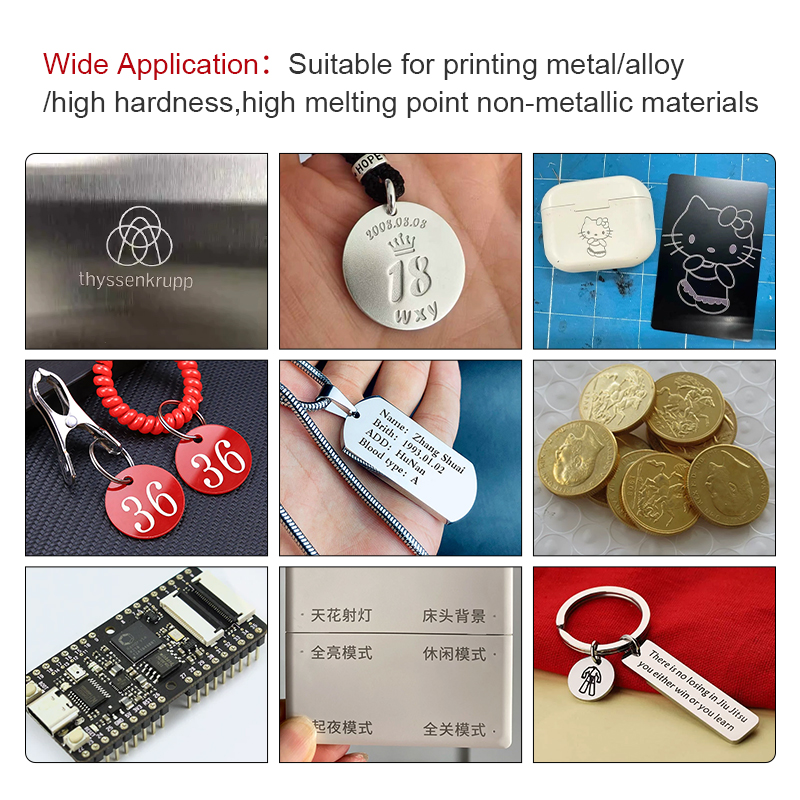 High Speed Portable Handheld Laser Marking Machine for Industrial Production Line Automatic Batch Code Date Printing