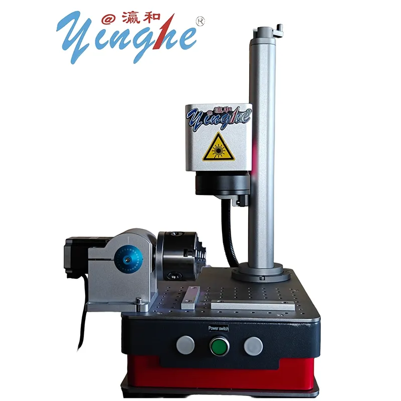 Reliable High-Speed Engraving Intelligent Jewelry Fiber Laser Marking Machine with Rotating Axis