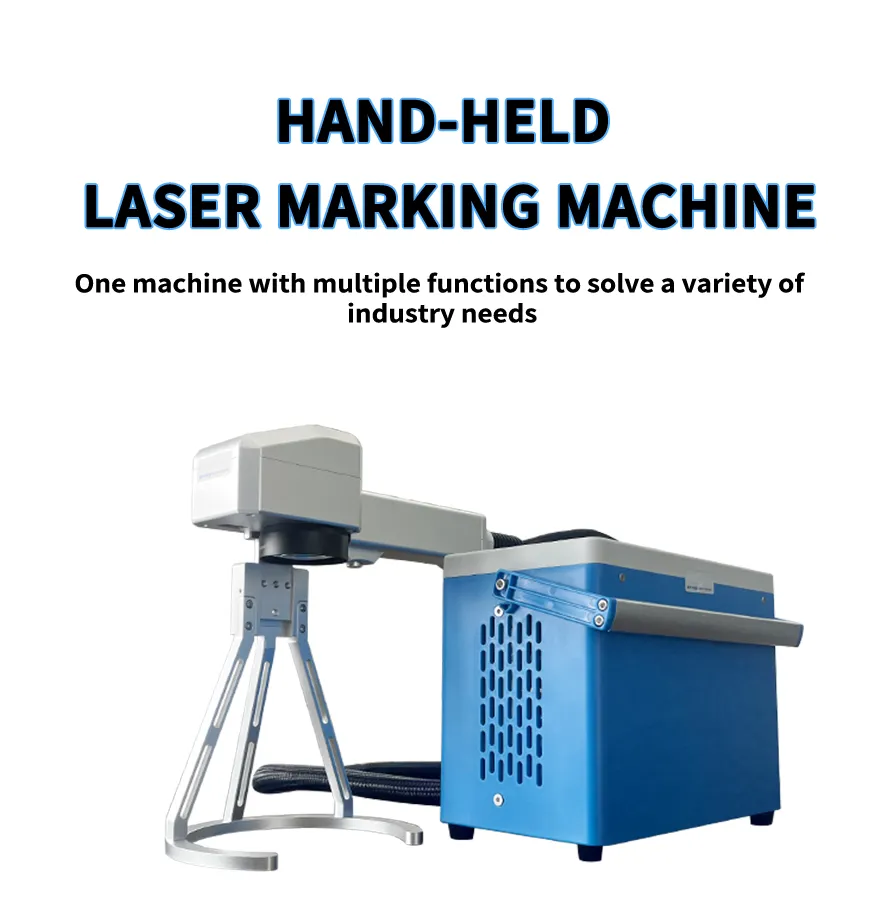 20/30W Metal Plastic Engraving Handheld Portable Fiber Laser Marking Machine
