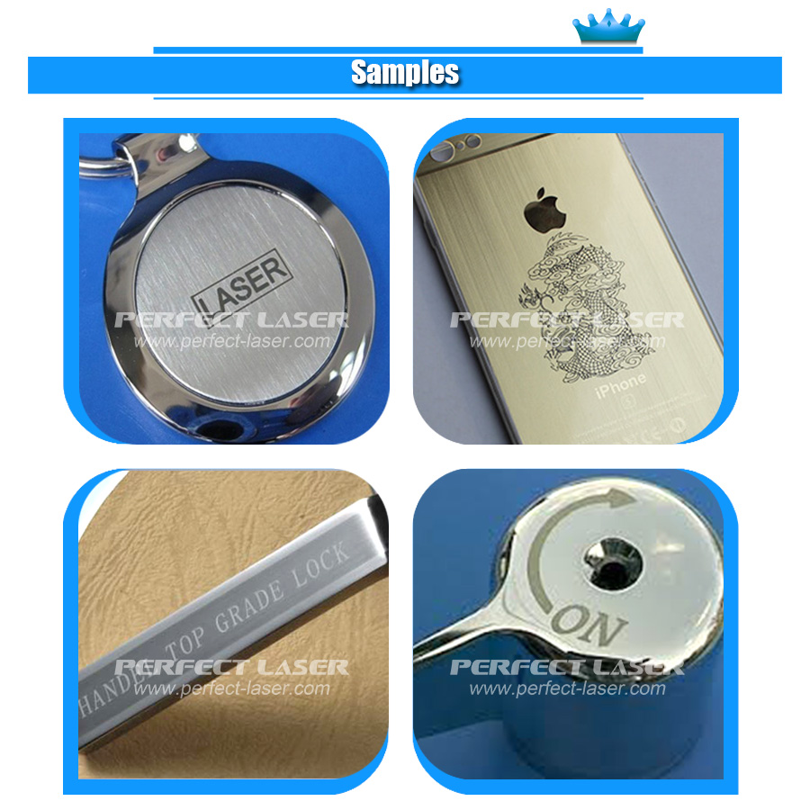 Perfect Laser-small Portable Led Bulb Lamp Light Metal Steel Fiber Laser Logo Carving Engraver Printing Marking Marker Machine