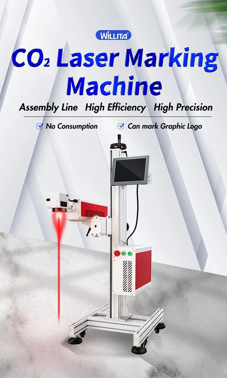 High Speed Durable Automation Factory Price Phone Cell 50W Laser Marking Machine