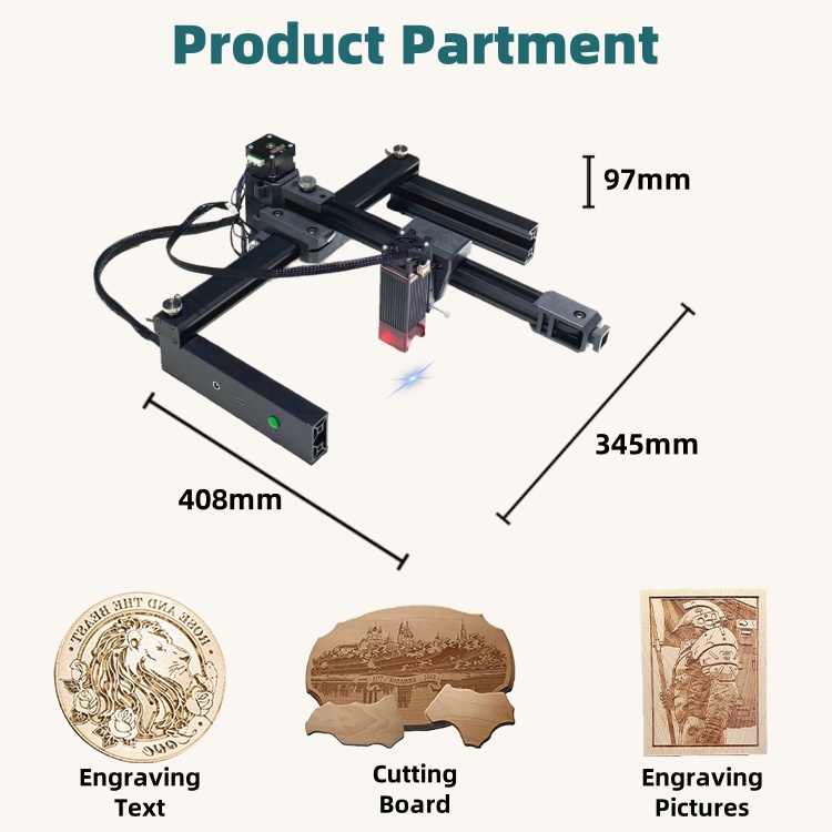D2 PRO Laser Engraver Detail 2