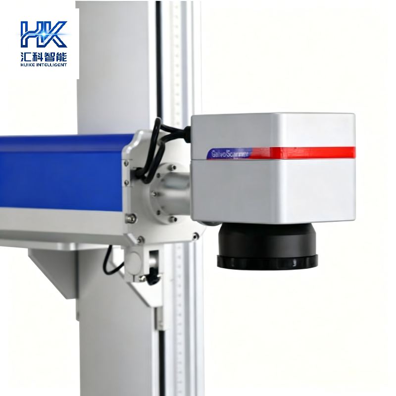Huike 30W CO2 Laser Marking Machine for Non-Metal Metal High-Accuracy 3D Rotary Table Supports DXF/BMP/AI/_dst Portable CNC
