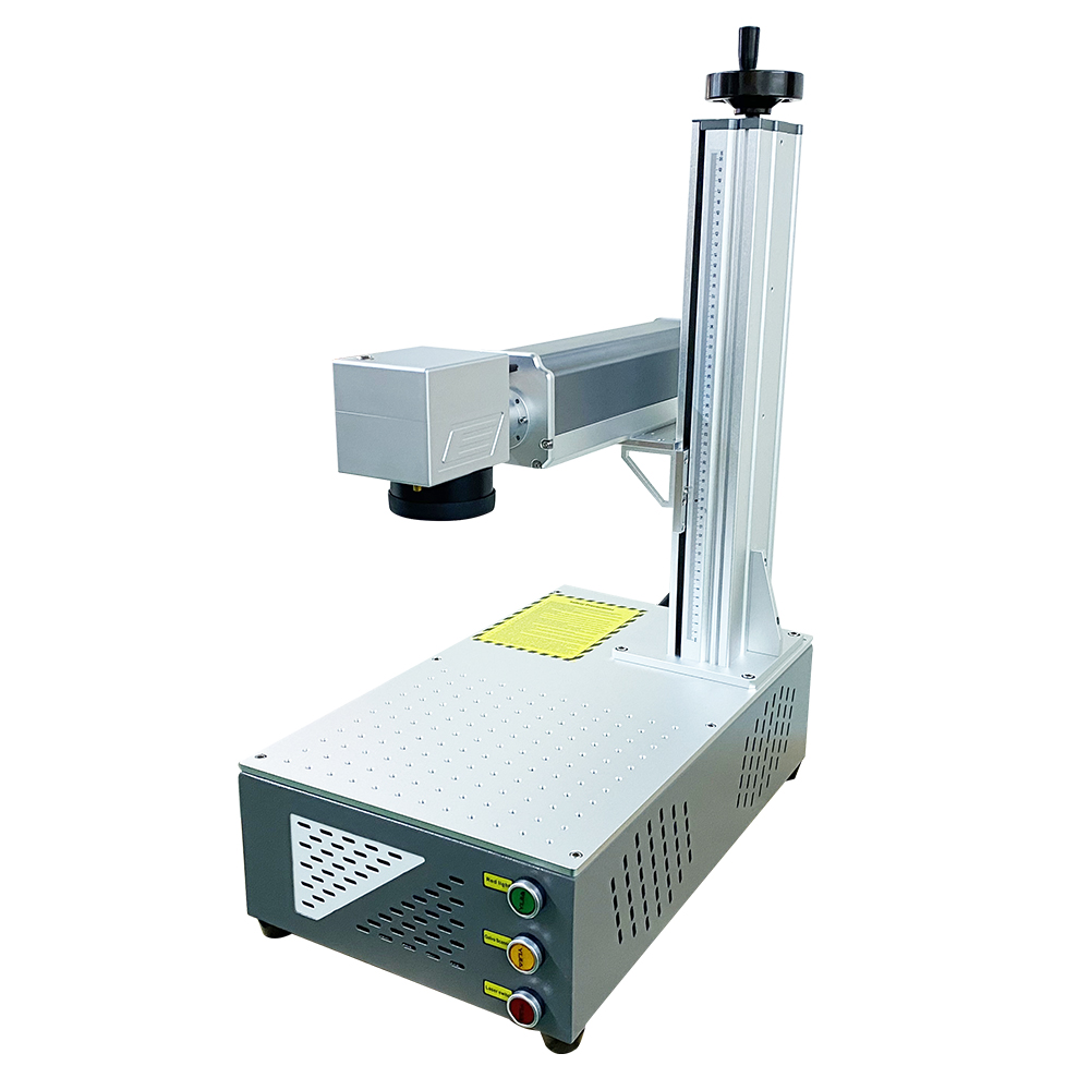 Factory Direct Metal Stainless Steel Aluminium Plastic PVC Desktop integrated Fiber Laser marking machine
