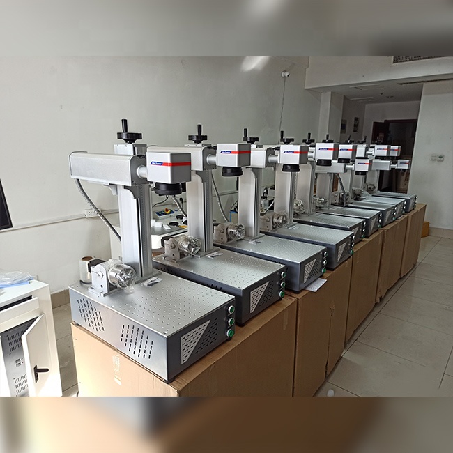 20W 30W 50W 100w Deep Engraving Mopa Color Ipg Metal Steel 3d Fiber Laser Marking Machine Price