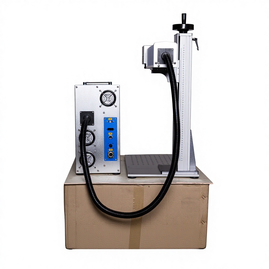 New 20w 30w 50w Fiber Laser Marking Machine Plastic Portable Automatic AI/PLT Nameplate Sign Serial Vin Numberplate 3-Year