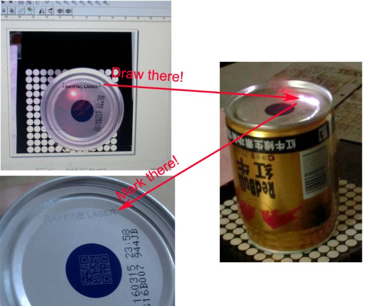 Precision Vision Positioning Automatic for Metal Stainless Steel Aluminum Fiber Laser Marking Machine