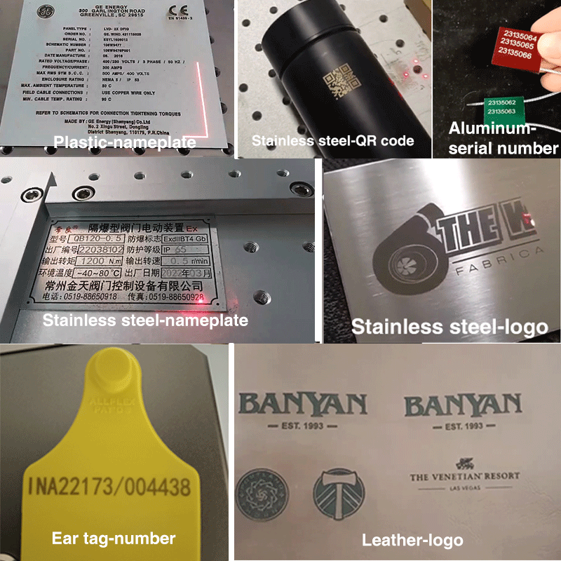 30W CO2 Laser Marking Machine for Plastic Wood Leather Glass and Packaging Materials