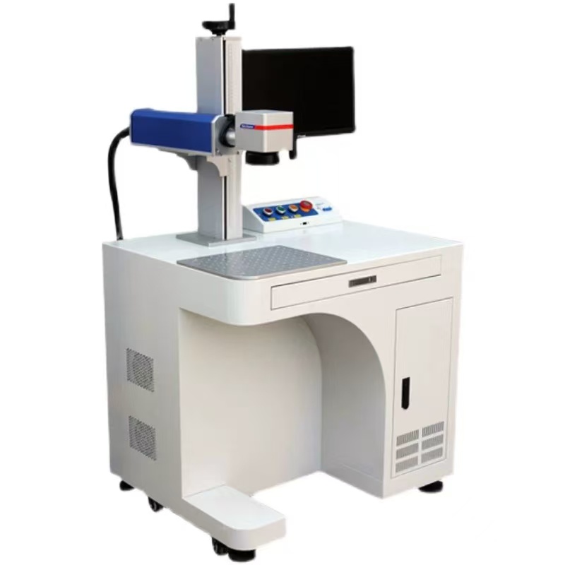 Low Price CCD UV Vision Laser Marking Machine Visual Positioning Laser Coding and Engraving on Metal Plastic Fiber-220V