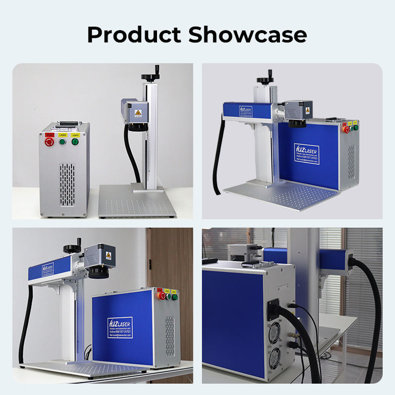 Discount Mini Portable Fiber Laser Marking Machine 50W CNC Dxf/BMP/Plt/Ai Supported PVC ID Card Jewelry Jpt M7 Mopa