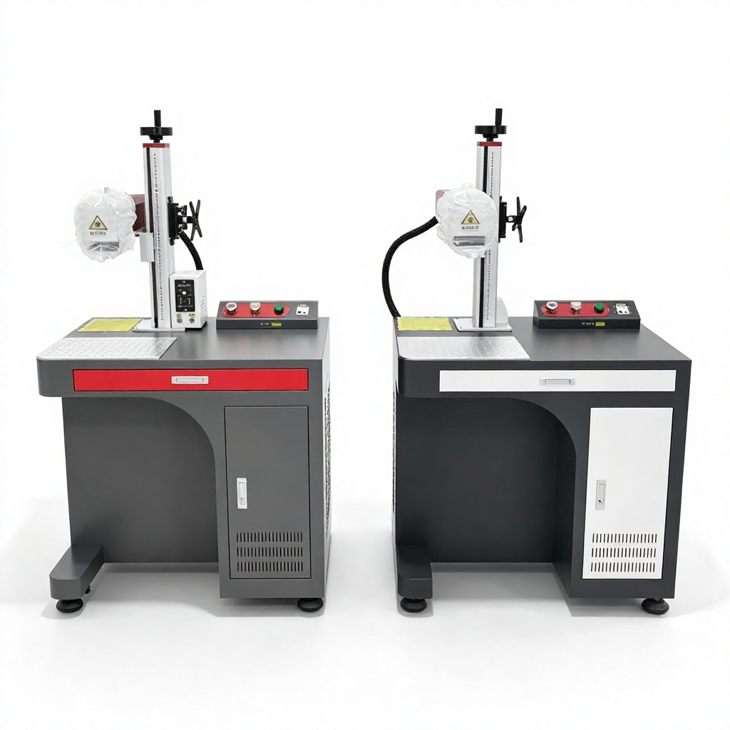 Hot Optical Fiber Co2 UV Laser Marking Machine Visual Positioning System CCD Camera Laser Marking Engraving Machine