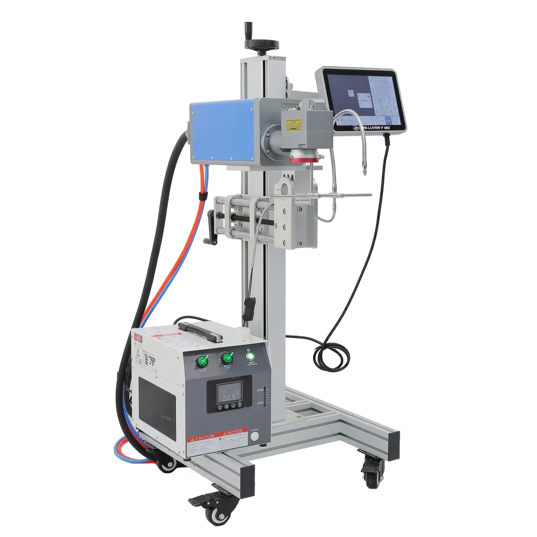 10W High-Speed Online Coding Flying UV Laser Marking Machine IPS-Luv10W F Mg for Plastic Glass PCB