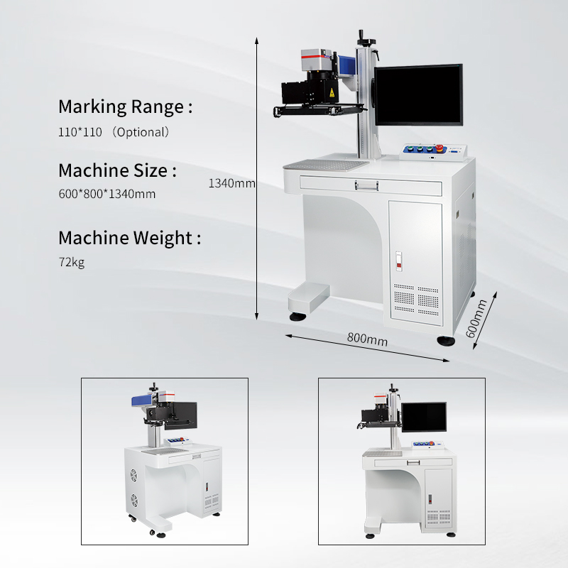 Fiber CCD Visual Laser Marking Machine Automatic Recognition Automatic Positioning Marking Position Engraving Production Line
