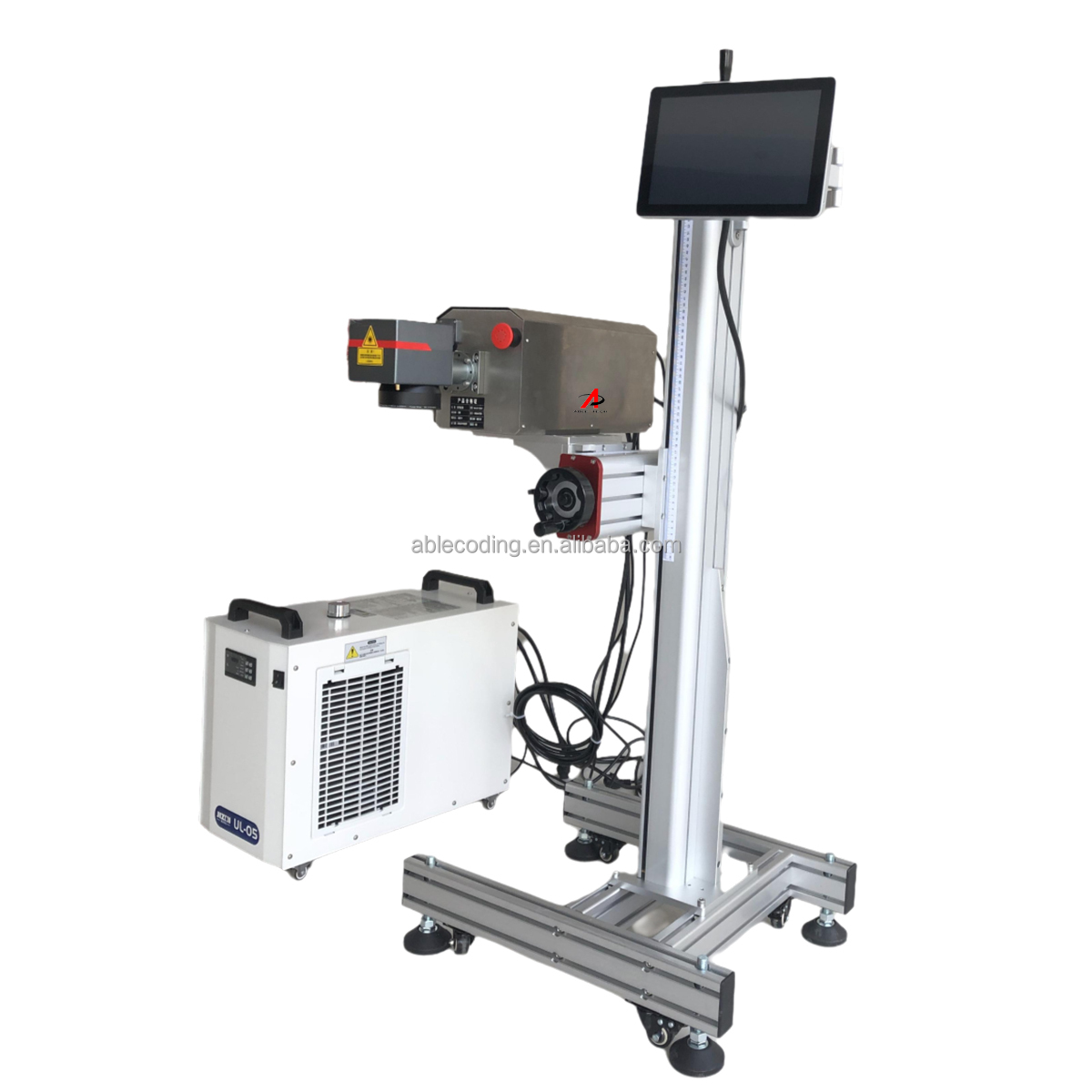 Heavy Duty Laser Marking Machine for Plastic/glass Milk Jug